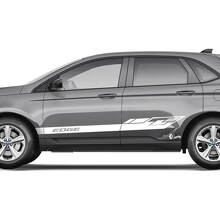 Side Door Racing Stripes Body Graphics Stickers 4 2x for Ford Edge 3
