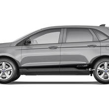 Side Rocker Panel Racing Stripes Vinyl Decal Graphics Sticker for Ford Edge 3