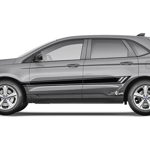 Doors Racing Stripes Vinyl Decal Graphics Sticker for Musclecar Edge 1