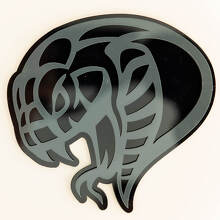 Hellsnake Snake 3D Fender Badge Emblem _4