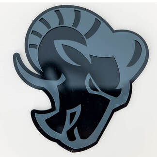 HellRam Ram 3D Badge Fender Badges Emblem