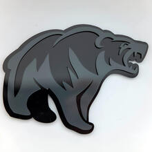 Angry Grizzly Bear Custom 3D Badge Fender Badges Emblem 2