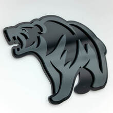 Angry Grizzly Bear Custom 3D Badge Fender Badges Emblem 4