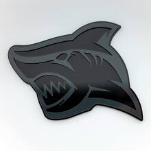 Shark 3D Fender Badge Emblem_2