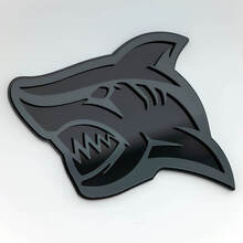 Shark 3D Badge Fender Badges Emblem 3