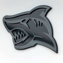 Shark 3D Badge Fender Badges Emblem 4