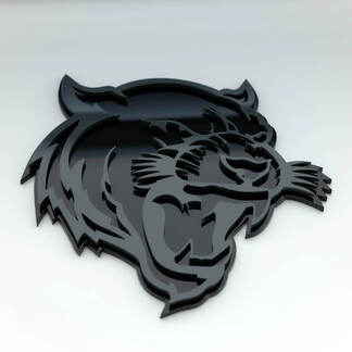 Helltiger Tiger 3D Badge Fender Badges Emblem 2