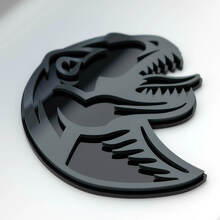 T-Rex Dinosaur 3D Fender Badge Emblem_6