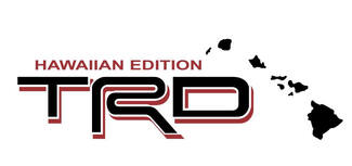 Toyota TRD Off Road Hawaiian Edition bedside Truck decals stickers