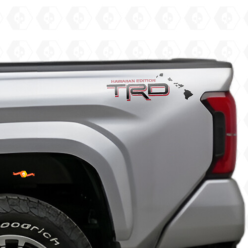 TRD Hawaiian Edition Side Vinyl Decal Set for Toyota Trucks