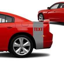 Custom Tailband Rear Stripes Vinyl Decals Kit for Dodge Charger Daytona_3