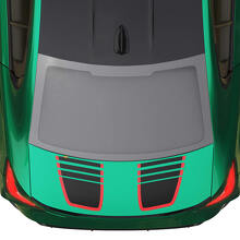 Hood and Trunk CS CSL Strobe Style Stripe for BMW M4 M3 G82 G83 M Performance vinyl decal sticker 3