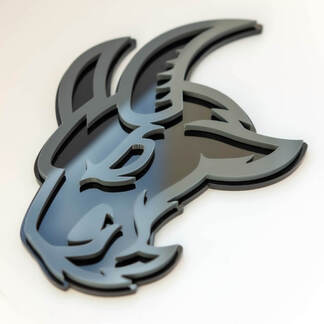 Angry Goat Custom 3D Badge Fender Badges Emblem 1