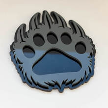 Bear Paw Claw Custom 3D Badge Fender Badges Emblem 5