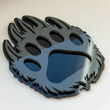 Bear Paw Claw Custom 3D Badge Fender Badges Emblem 6