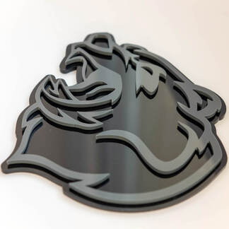 Bear Custom 3D Badge Fender Badges Emblem 1