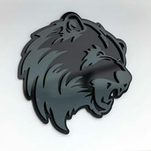 Bear Angry Grizzly Custom 3D Badge Fender Badges Emblem 2