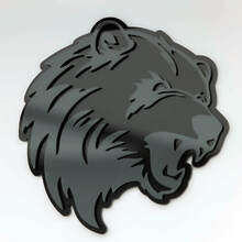 Bear Angry Grizzly Custom 3D Badge Fender Badges Emblem 4