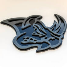 Rhino Custom 3D Badge Fender Badges Emblem 2