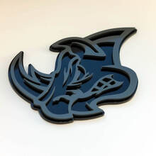 Rhino Custom 3D Badge Fender Badges Emblem 3