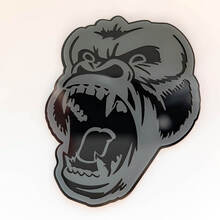 Custom 3D Badge Angry Gorilla Fender Badges Emblem 3