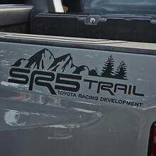 SR5 Trail Mountain Style Bedside Vinyl Decal Set for Toyota Tacoma Tundra_2