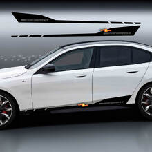 M Performance Stickers Decals for SideSkirt fit to BMW 5 Series i5 G60 2