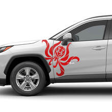 Octopus Side Doors Universal Hood Vinyl Decal Graphic Sticker 2