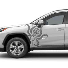 Octopus Side Doors Universal Hood Vinyl Decal Graphic Sticker 3