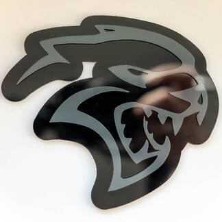 Custom 3D Badge Hellcat Dodge Fender Badges Emblem 1