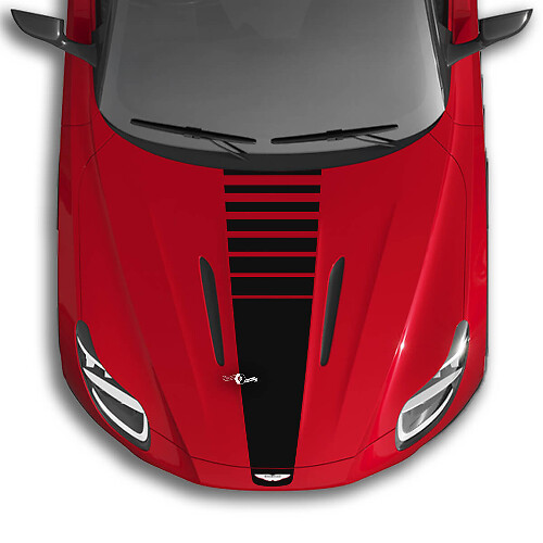 Aston Martin DB11 Hood Strobe Vinyl Decals Stickers