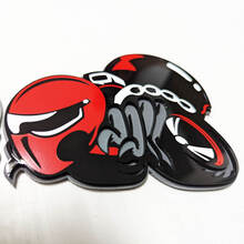 Custom 3D Badge HellBee Black Widow Spider Dodge Fender Badges Emblem 5