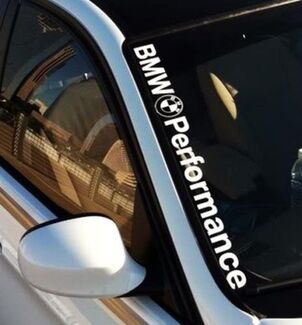BMW Performance M3 M5 E34 E36 E39 E46 E60 E70 E90 Windshield Decal sticker logo