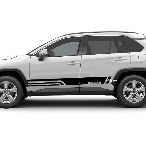 Side Wing stripes Graphic Vinyl Decal Graphic Sticker fit to Toyota RAV4