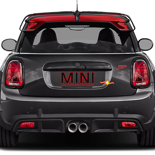 Rear decal MINI John Cooper Works GP Concept Style Sticker