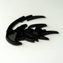 Custom 3D Badge Trackhawk Hellhawk Black logo Fender Badges Emblem 2