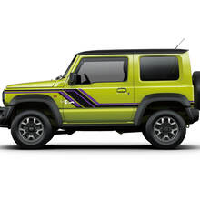 Suzuki JIMNY Side Vintage Stripes Doors Front Fender decal sticker graphics 2 Colors 2