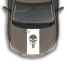 Hood Stripe Punisher Vinyl Decal Graphics Sticker for Subaru Outback 2