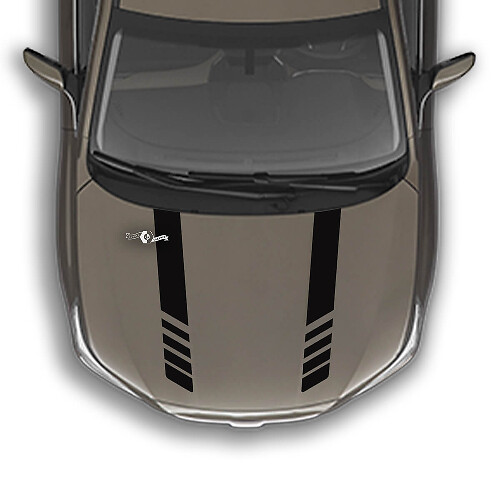 Hood Two Stripes Vinyl Decal Graphics Sticker for Subaru Outback