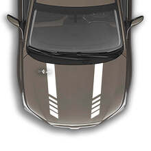 Double Hood Stripes Vinyl Decal for Subaru Outback_2
