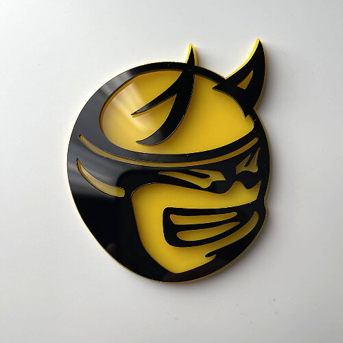 Custom 3D Drag Bee Fender Badge for Dodge Charger & Challenger