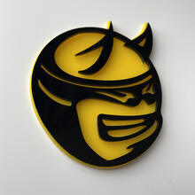 Custom 3D Badge Drag Bee Dodge Charger Challenger logo Fender Badges Emblem 2 3