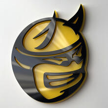 Custom 3D Badge Drag Bee Dodge Charger Challenger logo Fender Badges Emblem 2 6