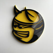 Custom 3D Badge Drag Bee Dodge Charger Challenger logo Fender Badges Emblem 2 7