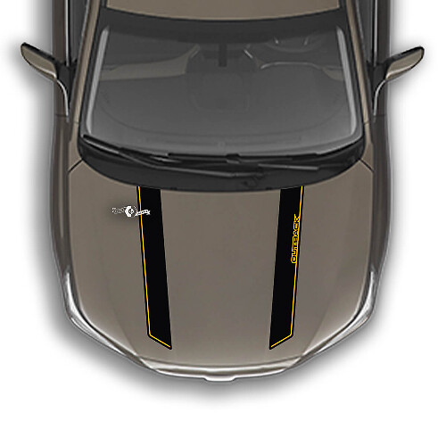 Dual Pin Stripe Hood Vinyl Decal Sticker for Subaru Outback