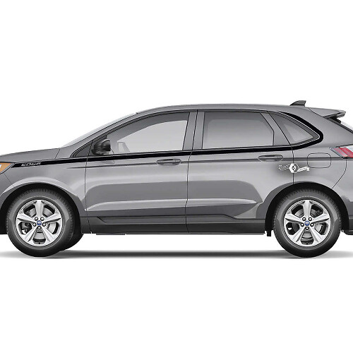 Doors Window Line Rocker Panel Stripes Vinyl Decal Graphics Sticker for Ford Edge