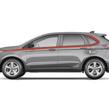 Doors Window Line Rocker Panel Stripes Vinyl Decal Graphics Sticker for Ford Edge 2
