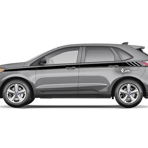 Window Strobe Rocker Panel Stripes Vinyl Decal Graphics Sticker for Ford Edge