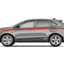 Ford Edge Line Strobe under the Windows Vinyl Rocker Panel Stripes body decal vinyl graphics sticker 2