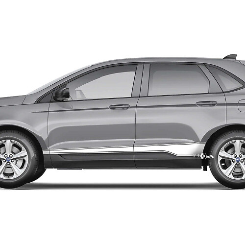 Rocker Panel Pin Stripes Vinyl Decal Graphics Sticker 2 for Ford Edge